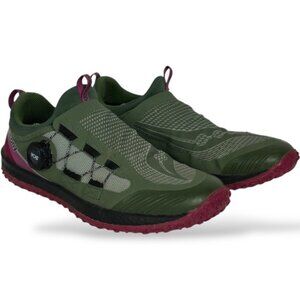 Saucony Switchback Trail Running Shoes Womens Size 9 Pine Fuchsia S105812 Run